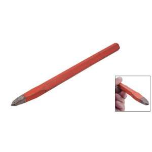  Amico Metal Red Handle Chisel Stone Carving Point Tool 