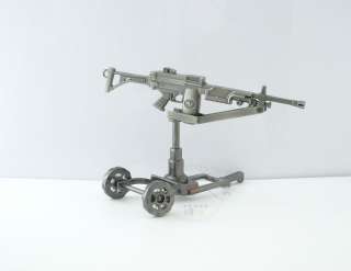   Weapon Metal Miniature model M249 Machine gun Favorite collection New
