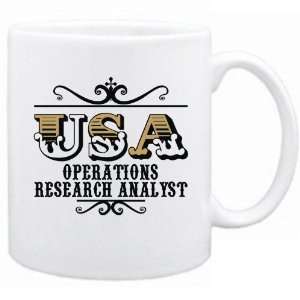  New  Usa Operations Research Analyst   Old Style  Mug 