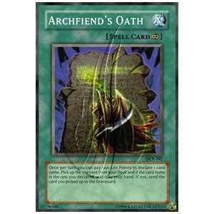   Oath / Single YuGiOh Card in Protective Sleeve Toys & Games