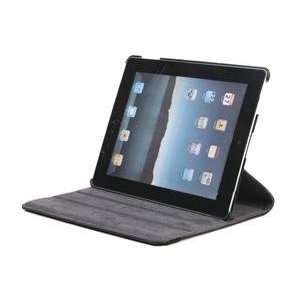  NUOIEER Leather Folding Apple iPad2 Case (Black 