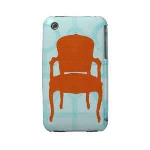  Orange Chair Silhouette Iphone 3 Case mate Cases Cell 