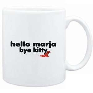  Mug White  Hello Marja bye kitty  Female Names Sports 