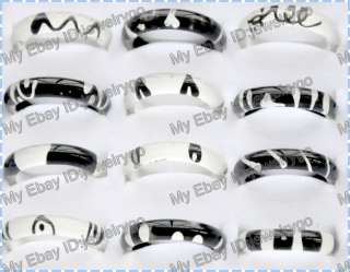 pick Wholesale 20pcs Cute shining Style handmade lucite resin Rings 