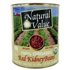 Natural Value Kidney, Red, 108 Ounce (Pack of 6)  Grocery 