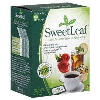 SweetLeaf All Natural Zero Calories SteviaPlus, 100 Packets, 3.5 Ounce 