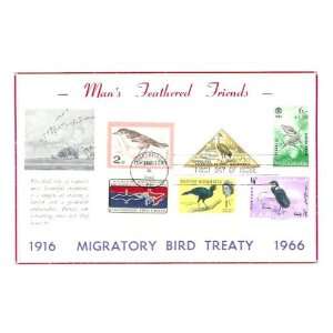   Day Cover   Mans Feathered Friends (March 16, 1966) 