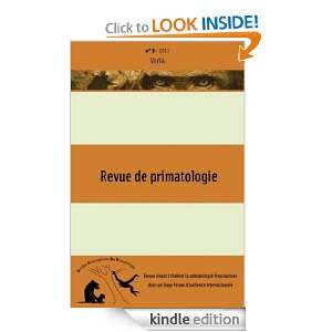 2011   Varia   Primatologie (French Edition) Société 