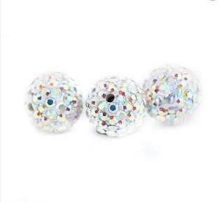   for 12mm 10 PCS Swarovski Crystal Loose Beads Spacer Pave Disco Ball
