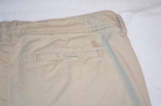   Fitch Womens Long Shorts Size 10 Medium Khaki Colored Stretch  