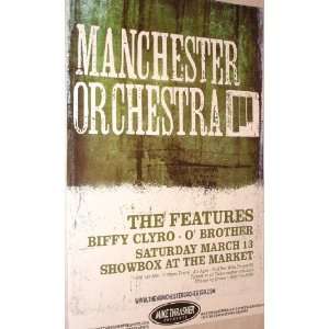  Manchester Orchestra Poster   Concert Flyer