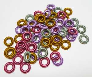 MULTI COLOR Silk O Rings Jewelry Making Connectors   Chinese Knotting 