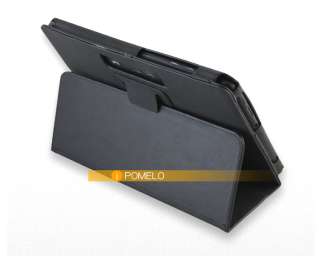 PU Stand Folid Leather Case Cover Holder For LG V900 G Slate Optimus 