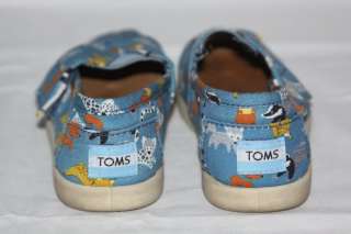   Small World by TOMS Classic Slip On (Walker)   Animals   Size 7