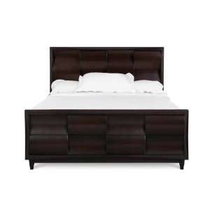 Magnussen Furniture Fuqua Cal King Panel Bed in Black Cherry Finish 
