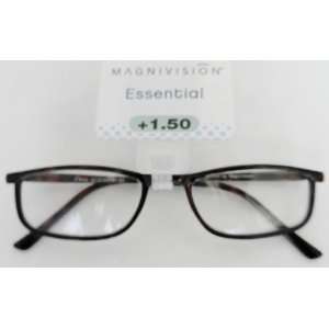  Magnivision Essential Reading Glasses, +1.50 Health 