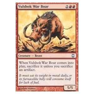  Magic the Gathering   Vulshok War Boar   Darksteel   Foil 