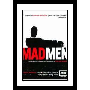  Mad Men (TV) 32x45 Framed and Double Matted TV Poster 
