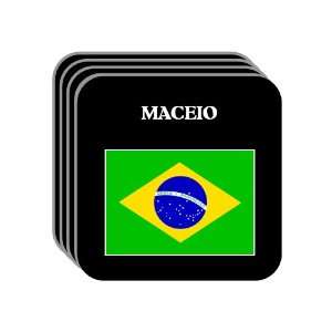  Brazil   MACEIO Set of 4 Mini Mousepad Coasters 