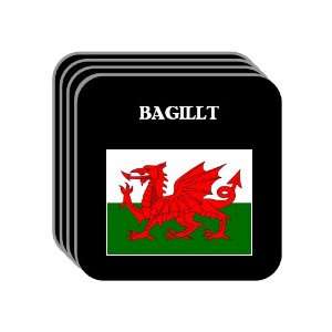  Wales   BAGILLT Set of 4 Mini Mousepad Coasters 