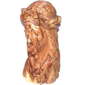   wood with Crown of Thorns carved (21x10x8.5 cm or 8.3x3.9x3.4) Home