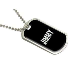  Jimmy   Name Military Dog Tag Luggage Keychain Automotive