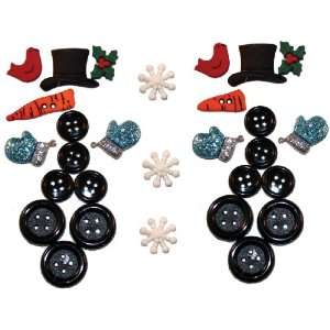 Jesse James Embellishments Holiday Collection Button Building a 