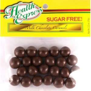 Health Express Sugar Free Milk Chocolate Covered Caramels  