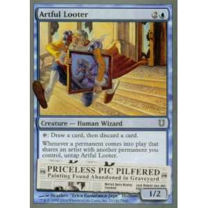    Magic the Gathering   Artful Looter   Unhinged Toys & Games