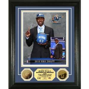  John Wall Draft Day 24KT Gold Coin Photo Mint Everything 