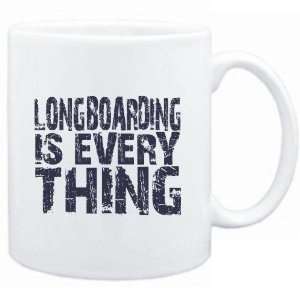  Mug White  Longboarding is everything  Hobbies Sports 