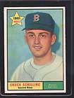 1961 TOPPS BASEBALL 499 CHUCK SCHILLING EX EX  