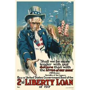  Second Liberty Loan Military Poster