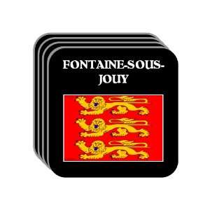   Upper Normandy)   FONTAINE SOUS JOUY Set of 4 Mini Mousepad Coasters