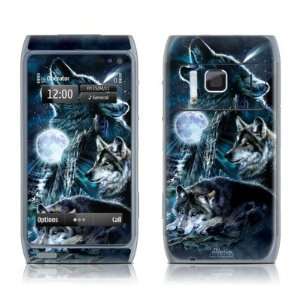 Howling Design Protective Decal Skin Sticker for Nokia N8 