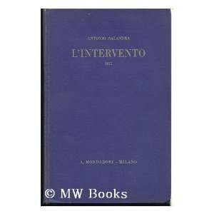  LIntervento [1915] Ricordi E Pensieri Antonio Salandra 