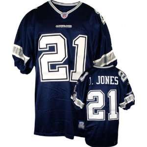 Julius Jones Reebok NFL Authentic Navy Dallas Cowboys Jersey