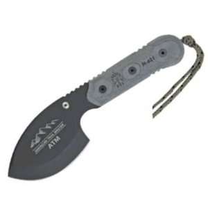 Knives ATM01 American Trail Master Fixed Blade Knife with Black Linen 
