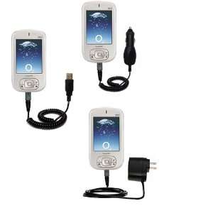  USB cable with Car and Wall Charger Deluxe Kit for the O2 