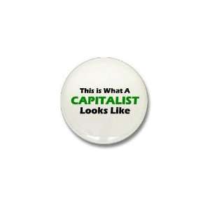  Capitalist Conservative Mini Button by  Patio 