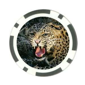  Leopard Big Cat Poker Chip Card Guard Great Gift Idea 