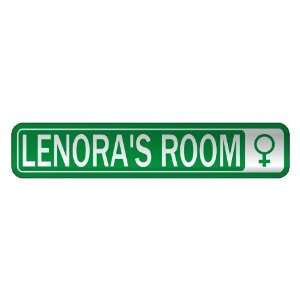   LENORA S ROOM  STREET SIGN NAME