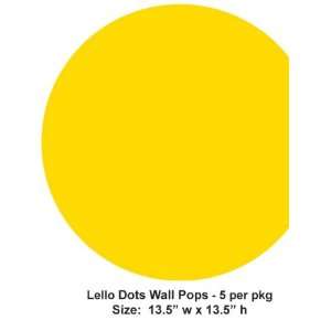   Brewster Wall Pops Dot Lello Yellow WPD90206