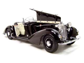 1939 HORCH 855 ROADSTER BLACK 118 DIECAST MODEL  
