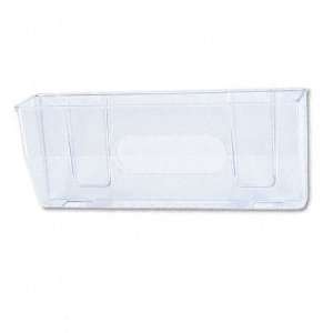   Magnetic Wall File Pocket, Legal/Letter, Clear