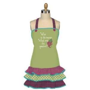  KayDee Wine is the answer embroidered apron Kitchen 