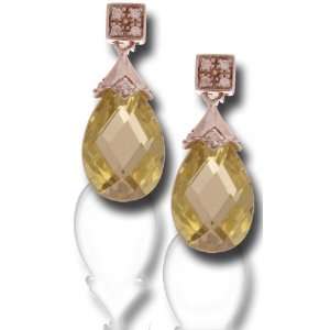   Dangling Earings With Beautiful CZ Stones Kaylah Designs Jewelry