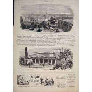  Lucknow House View India Nepal Hayes Mogol Print 1858 
