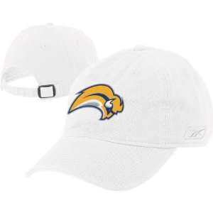 Buffalo Sabres  White  BL Slouch Adjustable Hat  Sports 