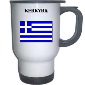  Greece   KERKYRA White Stainless Steel Mug Everything 
